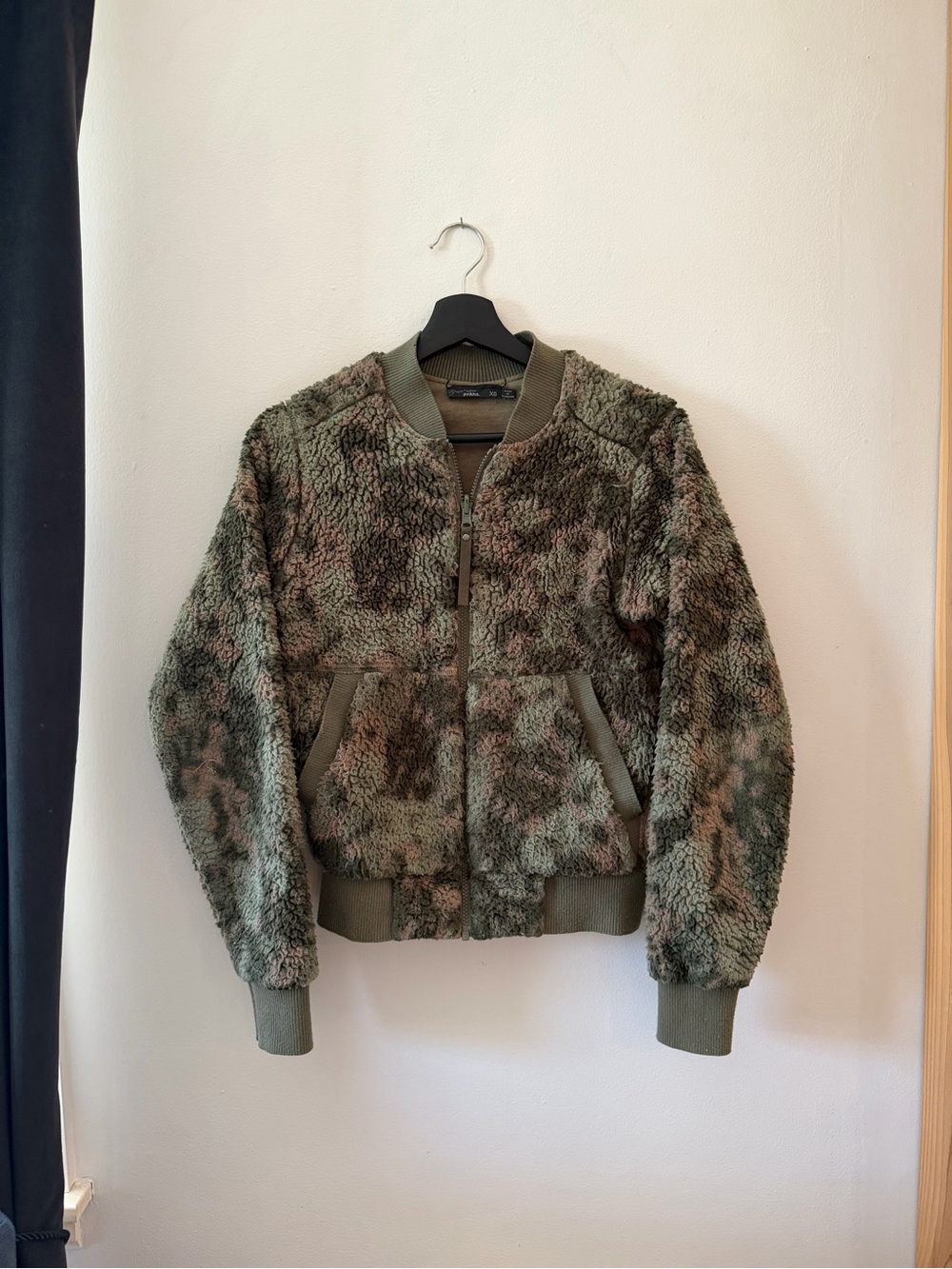 Prana Reversible Moss Sherpa Bomber Jacket